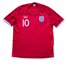 2010 11 England away football shirt #10 Rooney - L/XL (46)