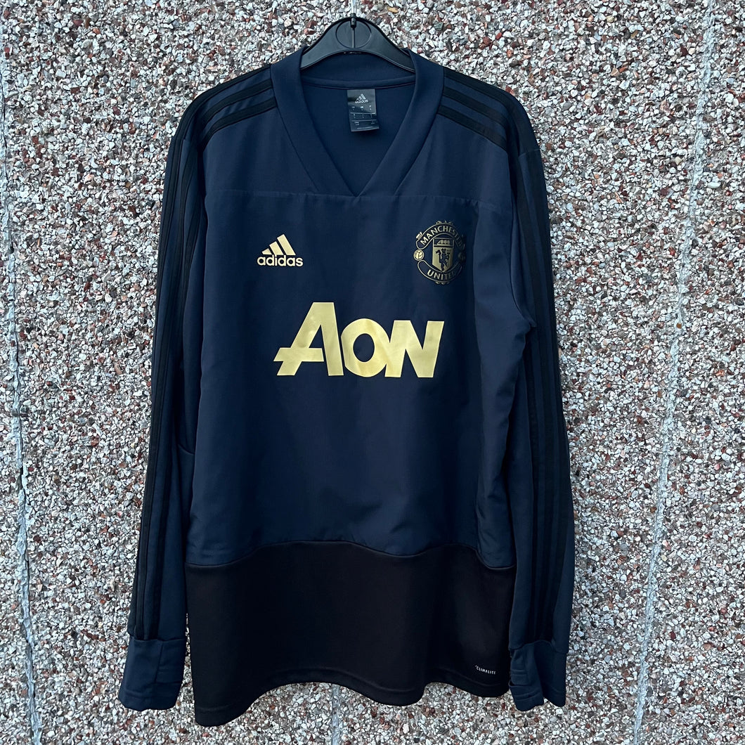 2018-19 Manchester United adidas Training Top Adidas Classic - L