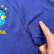 Brazil Brasil travel 100% cotton football t-shirt Nike - M