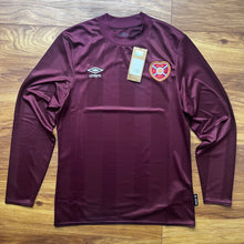 2024 25 Heart of Midlothian L/S home Football Shirt Umbro (Sponsorless) - S