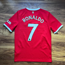 2021-22 Manchester United home football shirt #7 Ronaldo - Kids 15-16 years