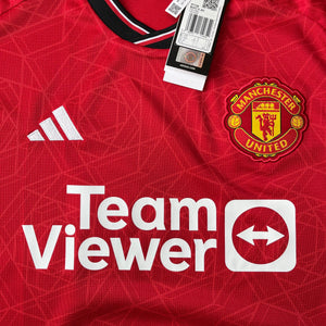 2023 24 Manchester United home football shirt Adidas *BNWT* - L