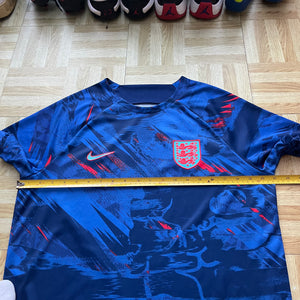 2022 23 England pre-match training football shirt Nike - L