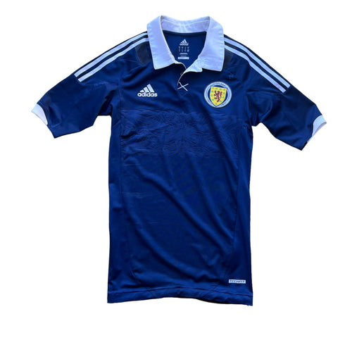 2011-13 Scotland Techfit Player Issue Home football shirt - M