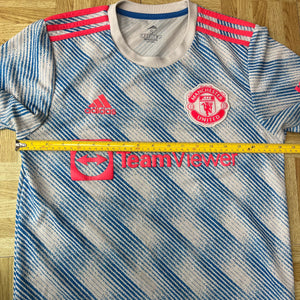 2021-22 Manchester United away football shirt #34 Van De Beek - S