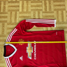 2015 16 Manchester United L/S home Football Shirt Classic Adidas - S