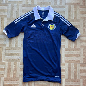 2011-13 Scotland Techfit Player Issue Home football shirt - M