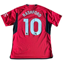 2023 24 Manchester United home football shirt #10 Rashford - XL