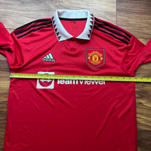 2022 23 Manchester United LS home football shirt adidas (excellent) - M