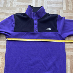 The North Face Fleece Sweatshirt Purple Black Small Men’s TNF Sweater Thermal