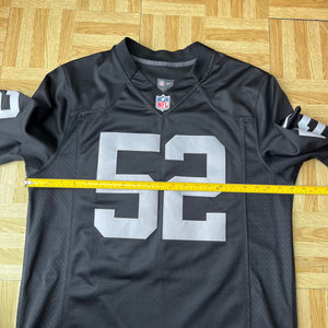 NFL Las Vegas Oakland Raiders #52 Khalil Mack American Football Jersey - M