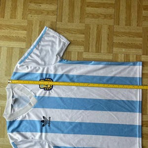 1990 91 Argentina home Football Shirt Adidas Original Vintage - S