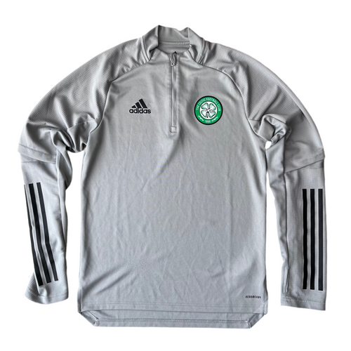 2020 21 Celtic half zip training track top jacket Adidas FS7117 - S