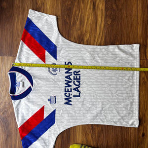 1990 92 Rangers away football shirt Admiral - S