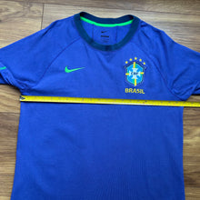 Brazil Brasil travel 100% cotton football t-shirt Nike - M