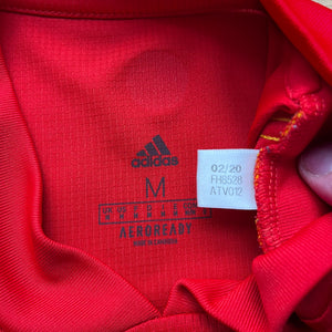 2020 21 Wales home football shirt Adidas (excellent) - M