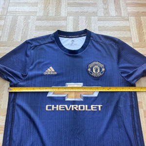 2018 19 Manchester United Third Football Shirt adidas (excellent) - M