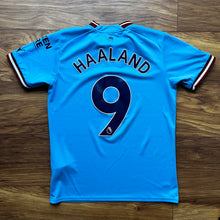 2022 23 Manchester City home football shirt #9 Haaland -S