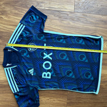 2023 24 Leeds United away football shirt Peacock Adidas - S