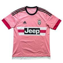 2015 16 Juventus away football shirt Adidas pink Drake - M