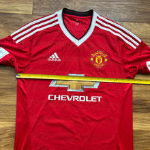 2015 16 Manchester United home football shirt Adidas (excellent) - S