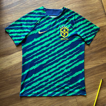 2022 23 Brazil Brasil pre-match training football shirt Nike (excellent) - L