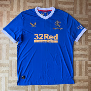 2020 21 Rangers home football shirt - XL