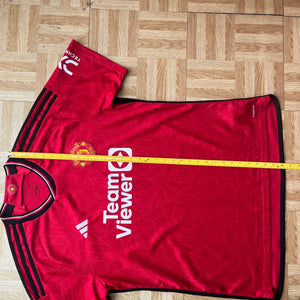 2023 24 Manchester United home football shirt Adidas - XL