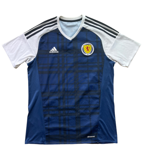 2016 17 SCOTLAND HOME FOOTBALL SHIRT Adidas - M