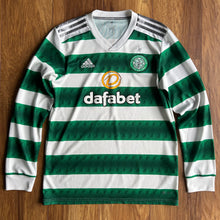 2022 23 Celtic home L/S Football Shirt Adidas - M