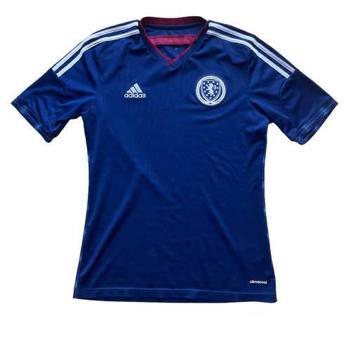 2014 15 Scotland home football shirt adidas - S