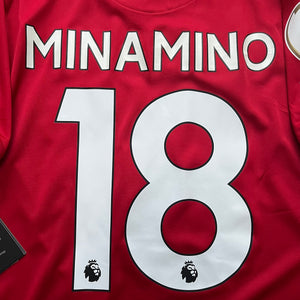 2020 21 Liverpool PL home football shirt #18 Minamino *BNWT*