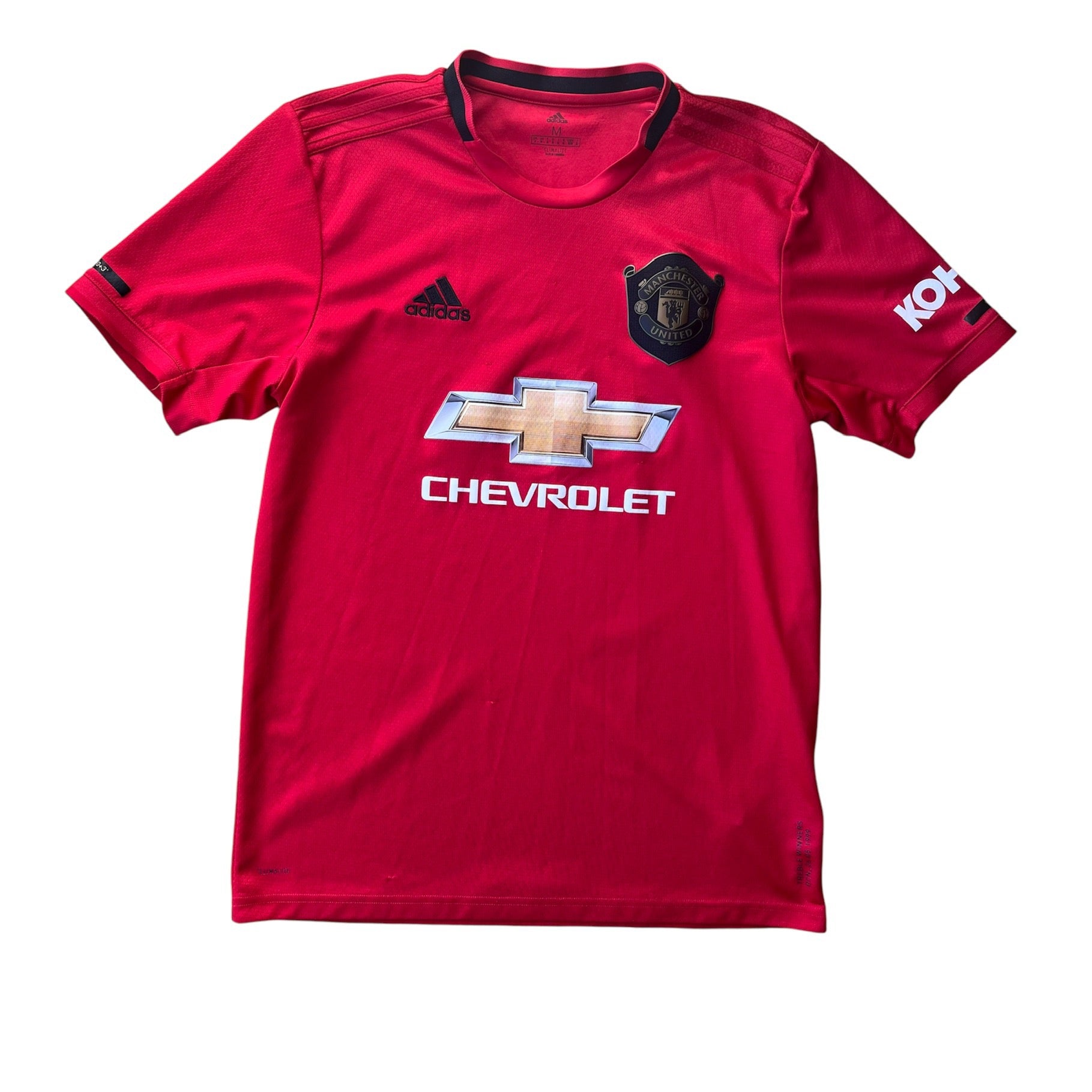 2019 20 Manchester United home football shirt Adidas M