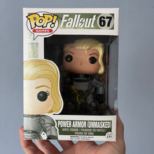 Funko Pop! Vinyl: Fallout - power armour (unmasked) female #67 boxed excellent