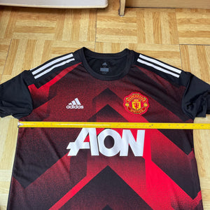 2017 18 Manchester United pre-match football shirt (excellent) - M