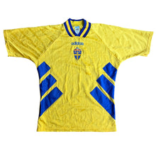 1994 Sweden home football shirt Adidas Vintage - M 38-40”