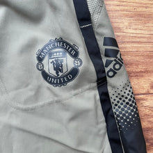 Manchester United gold adidas tracksuit bottoms - M