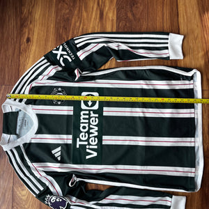 2023 24 Manchester United LS away football shirt Adidas (PL Patch)  - M