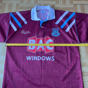 1991 92 West Ham United home football shirt Bukta - M