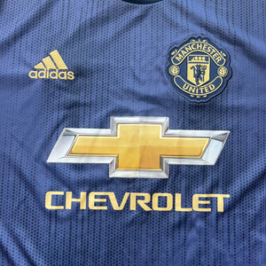 2018 19 Manchester United Third Football Shirt adidas (excellent) - L