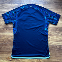 2023 24 Leeds United away football shirt Peacock Adidas - M