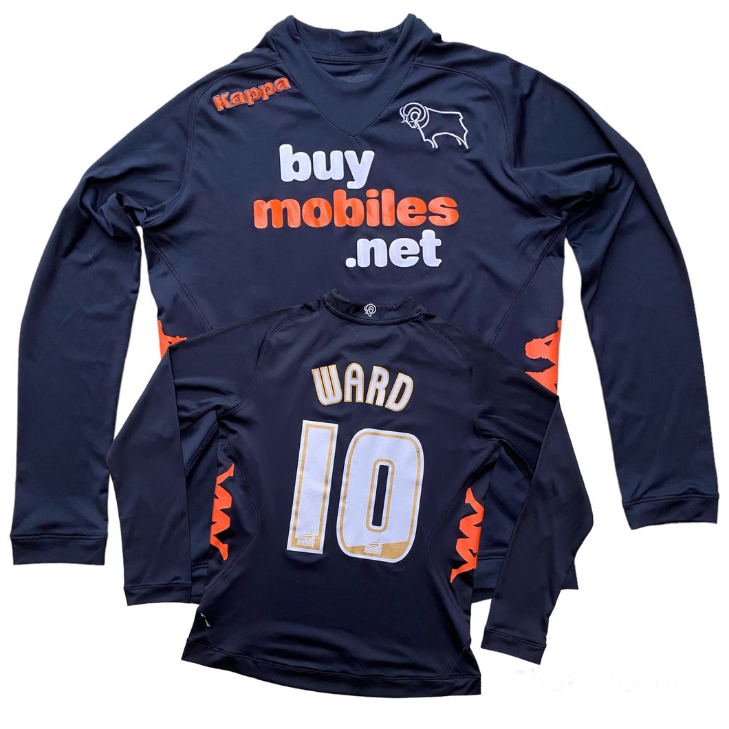 2012 13 Derby County LS away football shirt #10 Ward - S