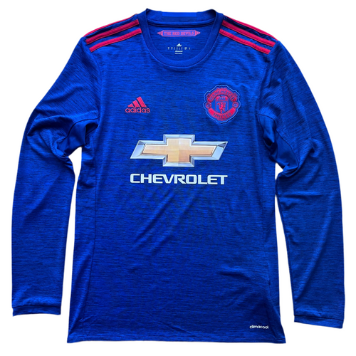 2016 17 Manchester United LS away football shirt Adidas Classic - S