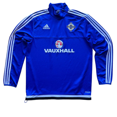 Northern Ireland training football track jacket sweatshirt Adidas - L