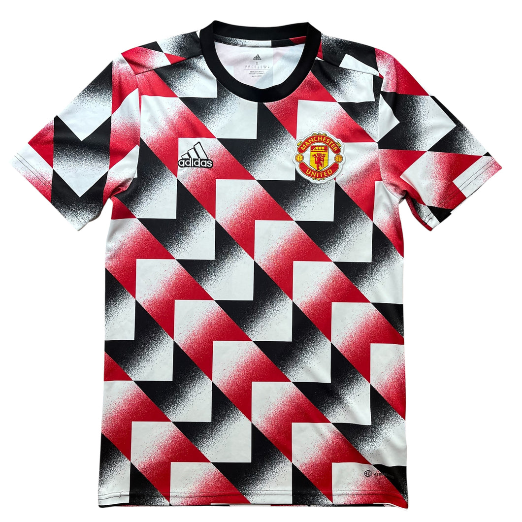 2022-23 Manchester United pre-match football shirt Adidas - S