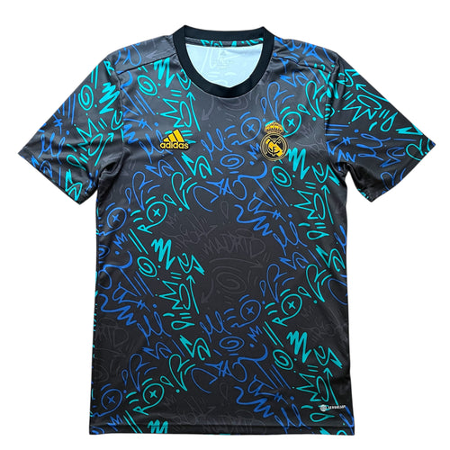 2021 22 Real Madrid pre-match football shirt Adidas - S