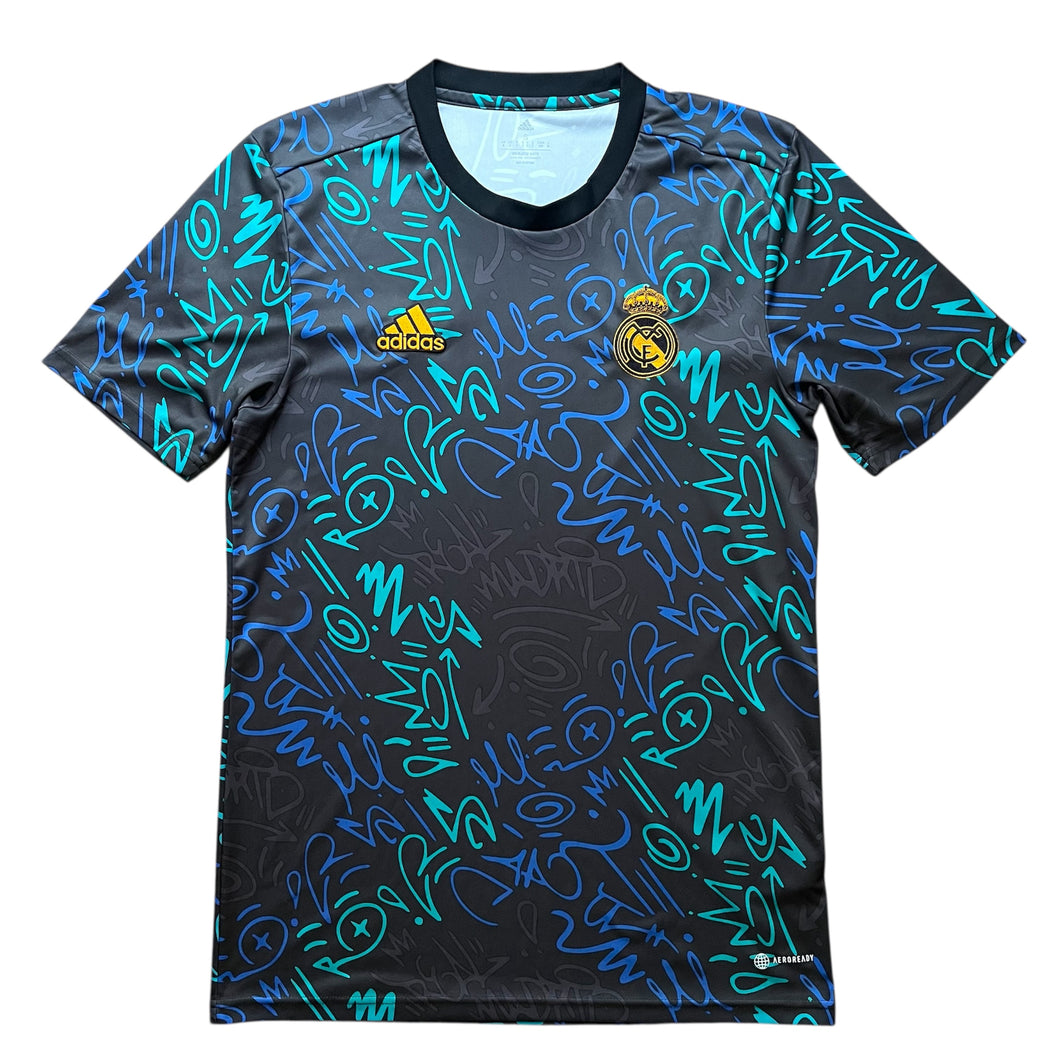 2021 22 Real Madrid pre-match football shirt Adidas - S
