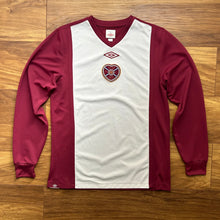 2010 11 Heart of Midlothian LS home football shirt Umbro - S
