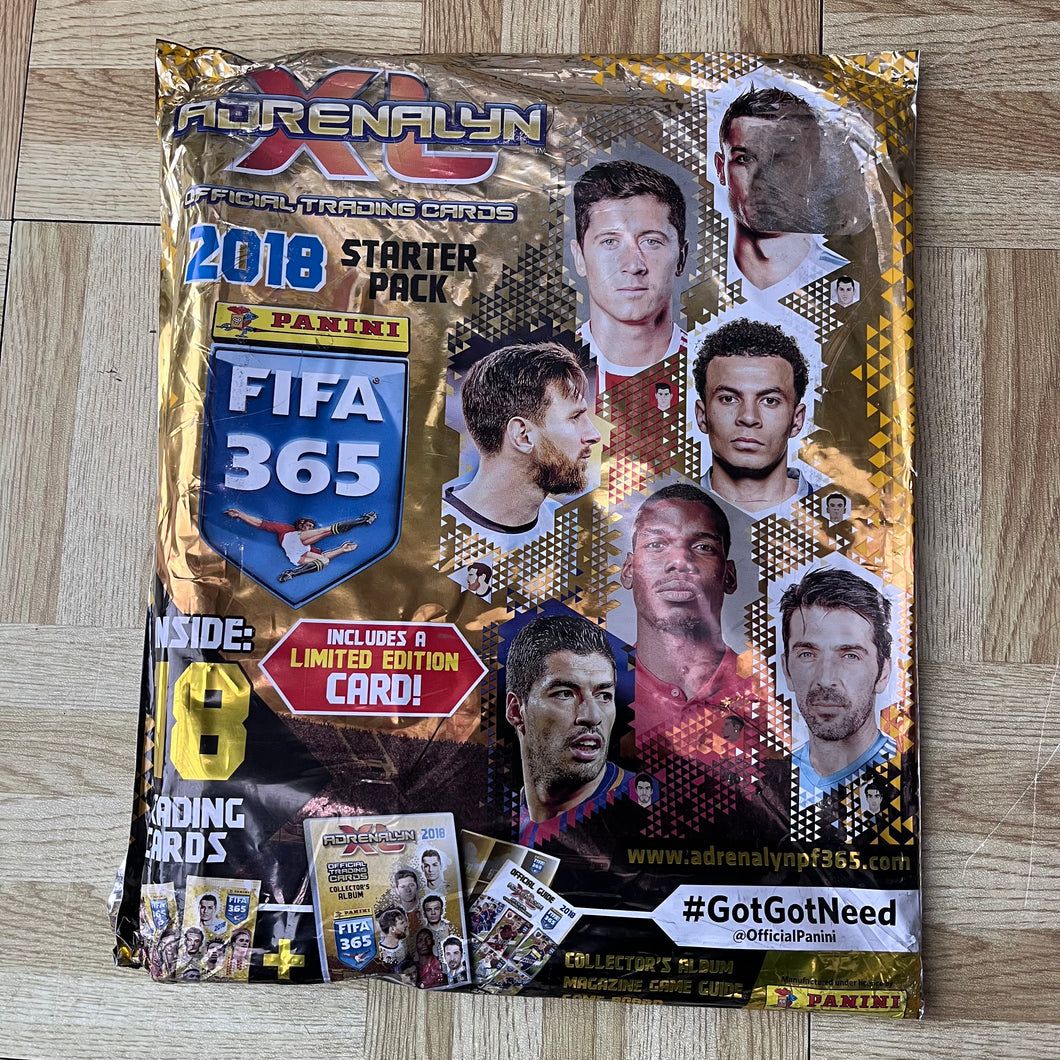 Panini Adrenalyn XL FIFA 365 2018 Starter Pack including 18 cards new
