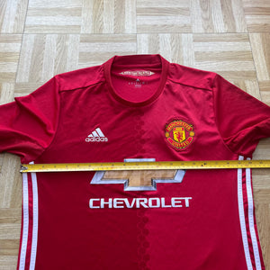 2016 17 Manchester United home Football Shirt Adidas Classic - M